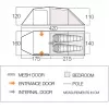 Vango TESOMEGA0000002 vihreä