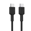 Aukey CB-CD45 USB-C – USB-C -kaapeli, Quick Charge, 0,9 m, musta