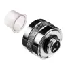 Alphacool Eiszapfen Pro Connector 16 mm kovaputkiliitin G1/4, 6 kpl:n pakkaus - kromi
