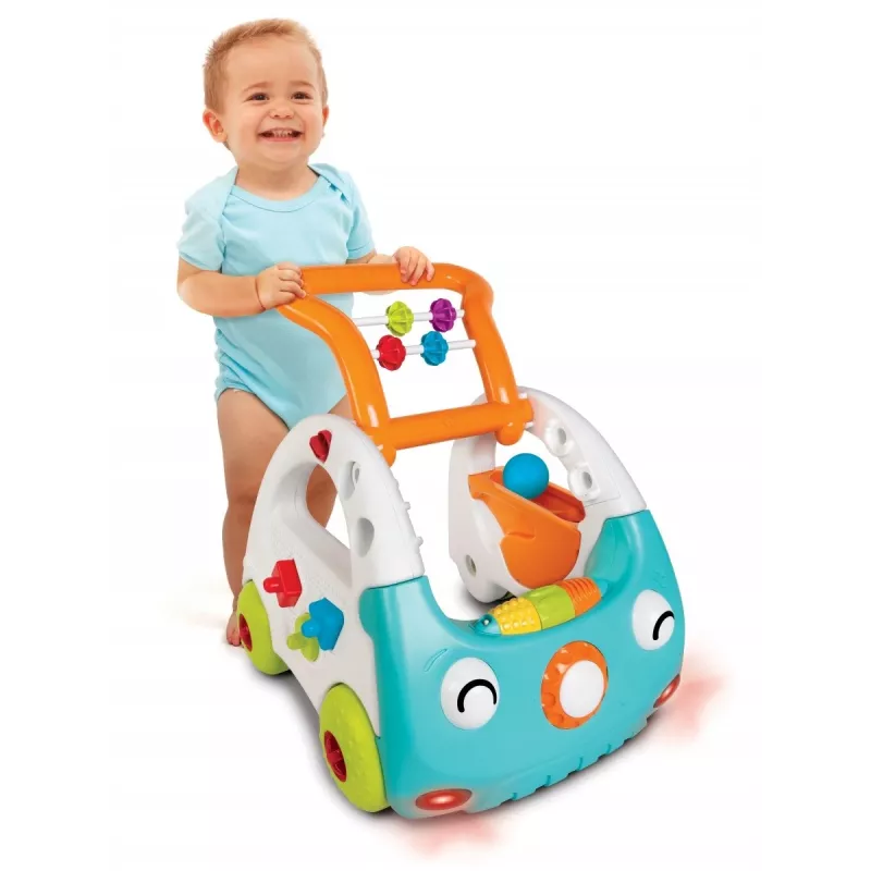 Sensorinen työntölelukka-auto 3in1