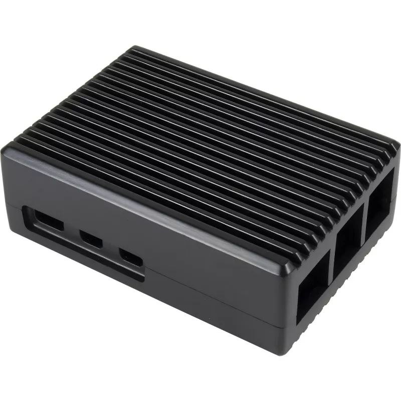 INTER-TECH kotelo Raspberry Pi 5:lle — ODS-739 kompakti muotoilu