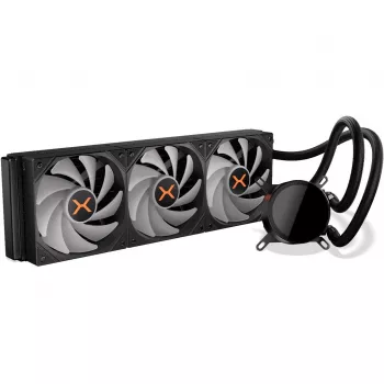 KRUX HydroX 360 ARGB AIO-nestejäähdytin, 360 mm, musta