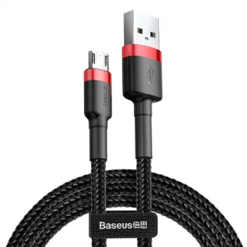 Micro-USB-kaapeli Baseus Cafule 1,5A 2 m (punainen ja musta)