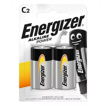 Energizer C Alkaline Power -paristot, 2 kpl:n pakkaus