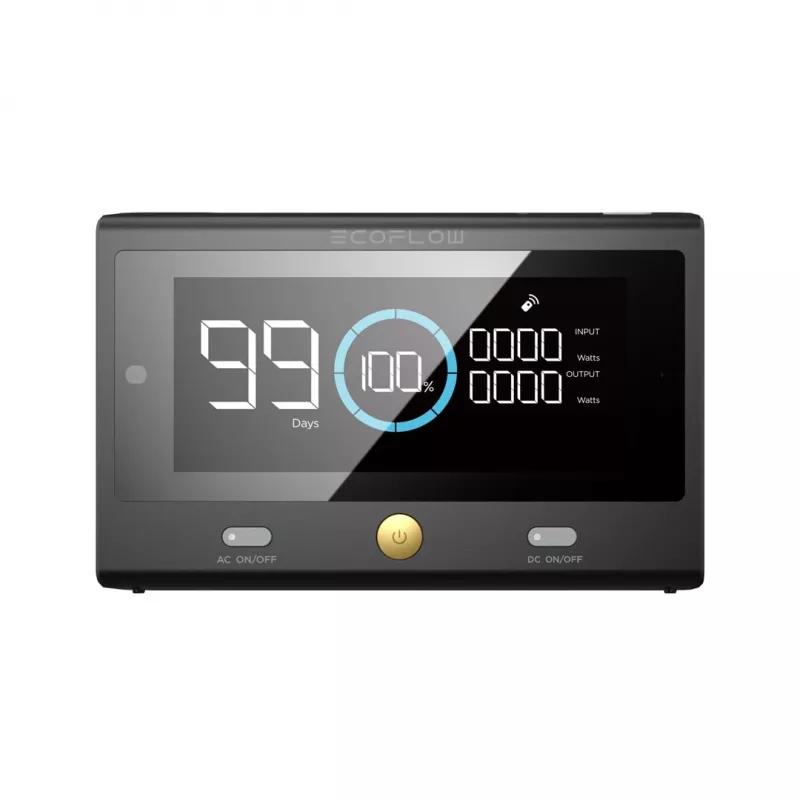 EcoFlow 50049001 kaukosäädin kannettavalle voimalaitokselle DELTA Pro, Bluetooth, musta