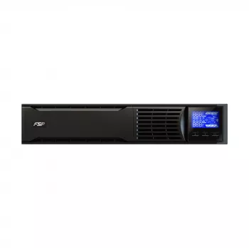 Keskeytymätön virransyöttö FSP CHAMP 3K 3000 VA 2700 W, Rack 2U, IEC-lähdöt