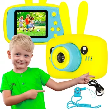 Lasten digitaalikamera Extralink H23 keltainen 1080P 30fps 2,0