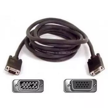 Kaapeli VGA DSUB15 ST/BU 5 m 3+7 HQ, jatkokaapeli, Synergy 21 (S215247)