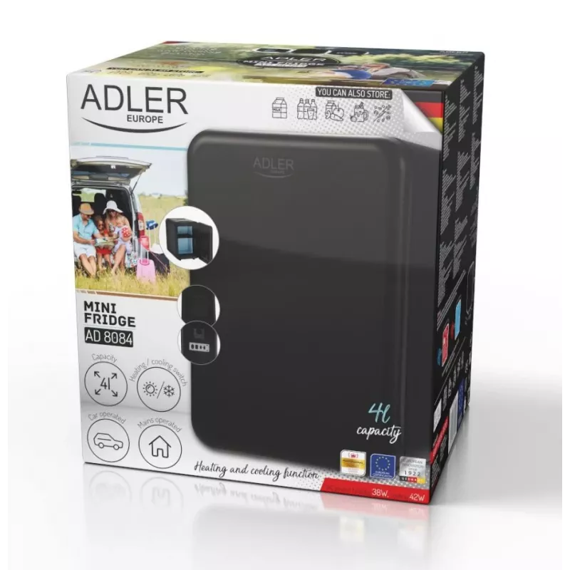 Adler Ad 8084 minijääkaappi 4L Ac/dc