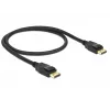 DisplayPort-kaapeli DeLOCK 85506 0,5 m musta