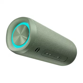 Langaton kaiutin QCY SP7 vihreä Bluetooth 5.0 kannettava, ladattava akku, kompakti muotoilu