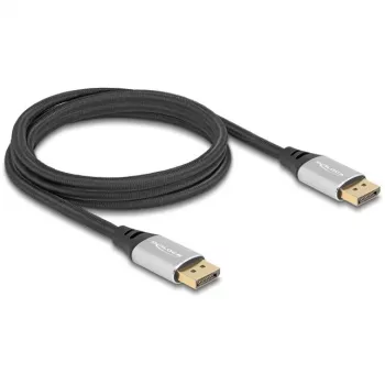 DeLOCK DisplayPort-kaapeli 16K 60 Hz 2 m hopea metalli