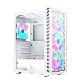 PC-kotelo Montech X3 GLASS Midi-Tower valkoinen