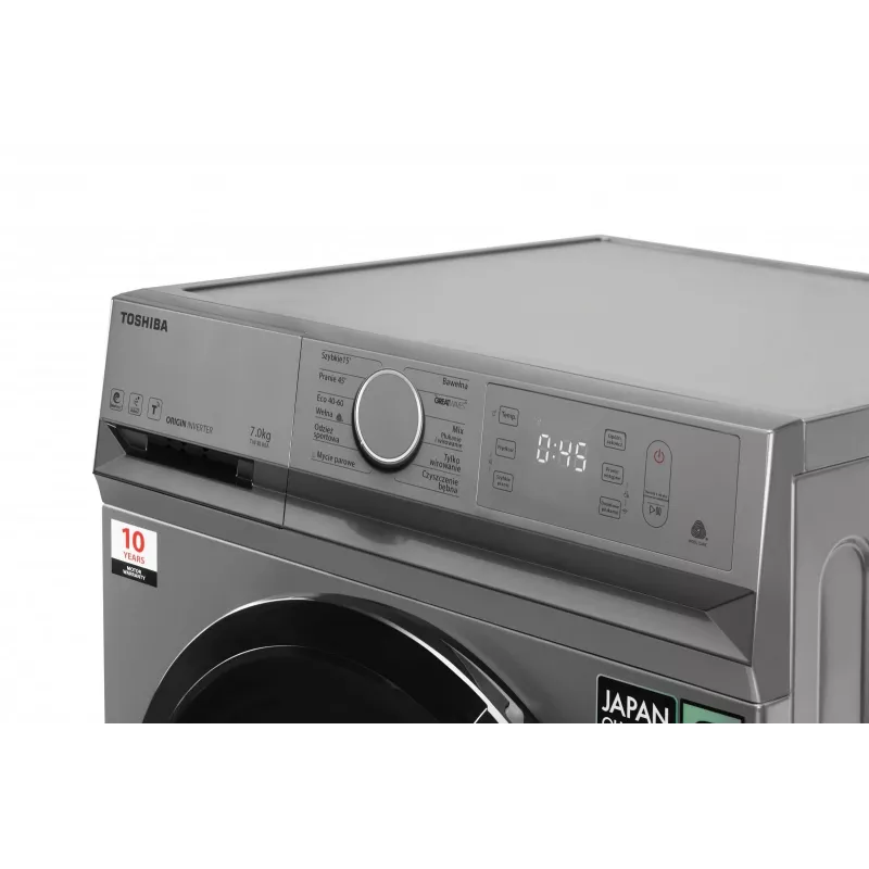 ohut pesukone Toshiba TW-BL80A2PL(SS), 8 kg