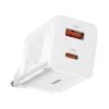 Baseus Super Si Pro -pikalaturi USB + USB-C 30W (valkoinen)