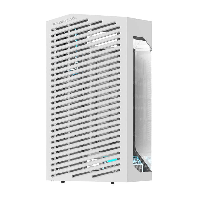 Darkflash DY470 PC-kotelo (valkoinen) + 4 tuuletinta