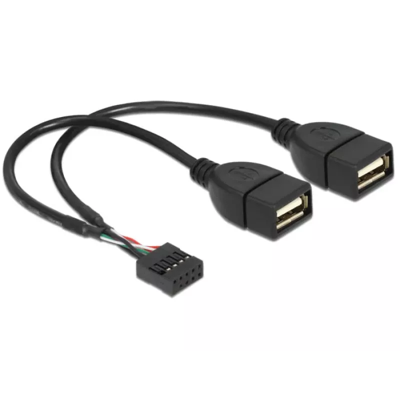 Sisäinen USB-kaapeli DeLOCK 83292 0,2 m liitin-liitin