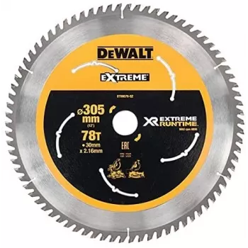DeWALT DT99576-QZ pyörösahanterä 30,5 cm 1 kpl