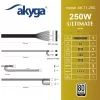 Akyga AK-T1-250 250 W TFX-virtalähde, 80 PLUS Gold, aktiivinen PFC, 80 mm:n tuuletin, harmaa
