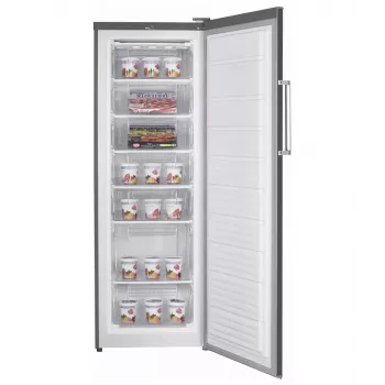 Pakastin laatikoilla MPM MPM-245-ZS-17, 242 L, ruostumaton teräs, vapaasti seisova, 7 laatikkoa, vaihdettava oven kätisyys