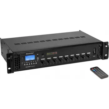 Omnitronic MA-240P 4-kanavainen ELA-mikserivahvistin, 240 W teho