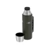 Termospullo THERMOS TH-170028 470 ml, tyhjiöeristetty ruostumaton teräs, oliivinvihreä, 24 h kuuma/kylmä