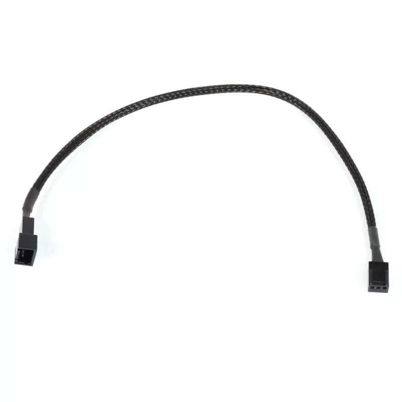 3-Pin-tuulettimen jatkokaapeli Alphacool 18686 — 30 cm, naaras uros