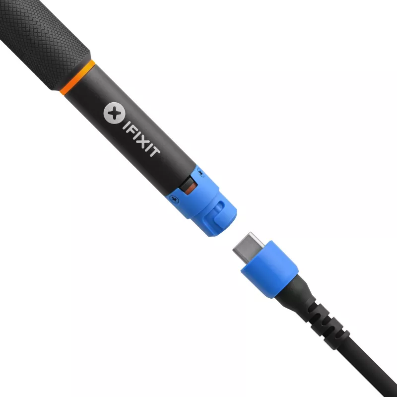 Fixhub Power Series älykäs juotoskolvi (musta/sininen, 100 W, USB-C)