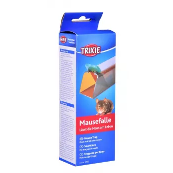 Trixie TX-4192 humaani elävänä pyydystävä hiiriloukku, teknopolymeerikotelo, 60 × 45 × 170 mm, uudelleenkäytettävä