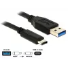USB-kaapeli DeLOCK 1 m USB3.1-C/USB3.1-A 83870