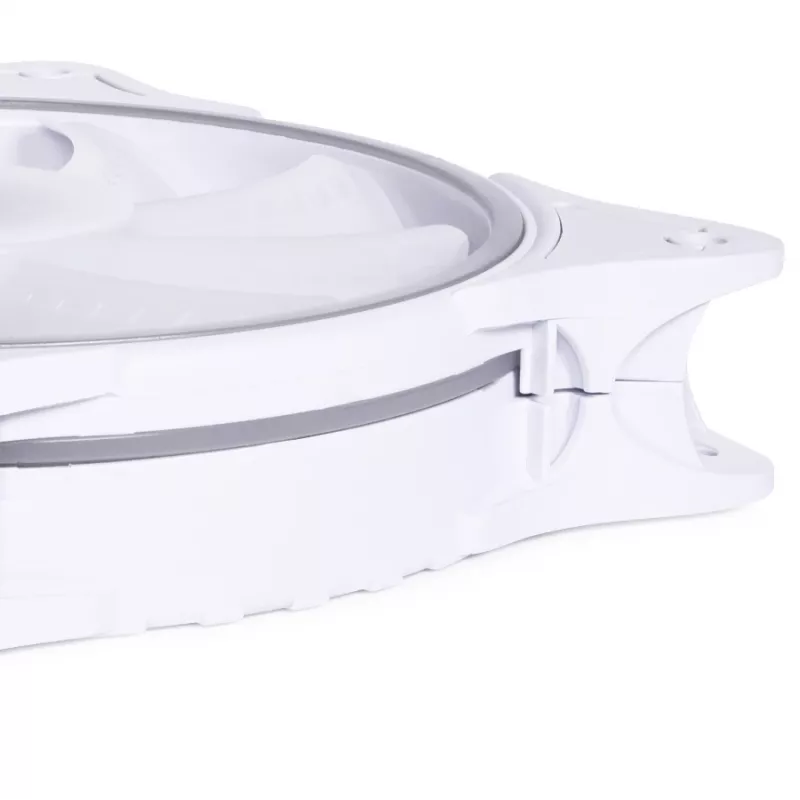 Alphacool Rise Aurora 24850 120 mm PWM-kotelotuuletin, 120x120x25 mm, valkoinen