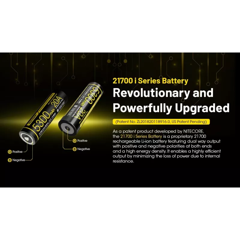 AKKU LADATTAVA LI-ION 3.6V/NL2153HPI(5300MAH) NITECORE