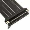 Kolink PCI Express 5.0 x16 - x16 -riserikaapeli, 180 astetta, musta – 30 cm