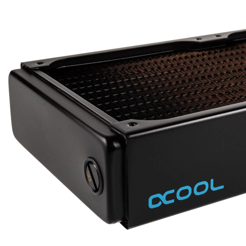 Alphacool NexXxoS V.2 XT45 Full Copper -jäähdytin - 480 mm, musta