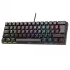 Mekaaninen näppäimistö RAMPAGE PLOWER K60 sinisillä kytkimillä ja RGB-taustavalaistuksella