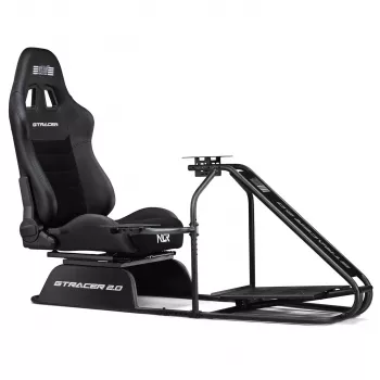 Racing-simulaattorikokoonpano Next Level Racing GTRacer 2.0 musta säädettävä istuinrunko