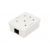 Extralink pinta-asennettava pistorasia, 1x RJ45 CAT5E UTP