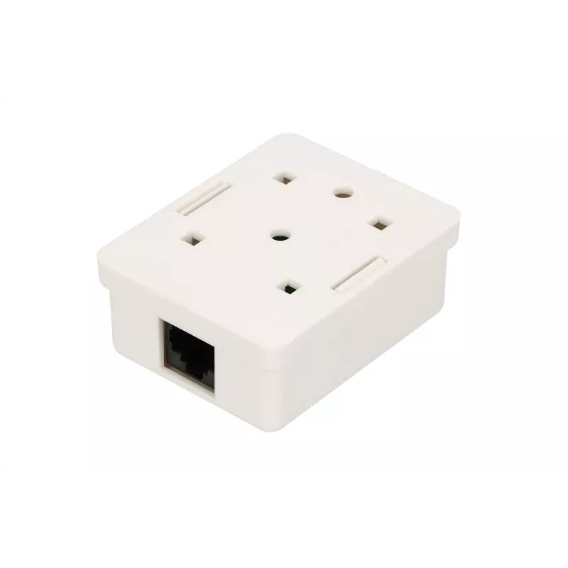 Extralink pinta-asennettava pistorasia, 1x RJ45 CAT5E UTP