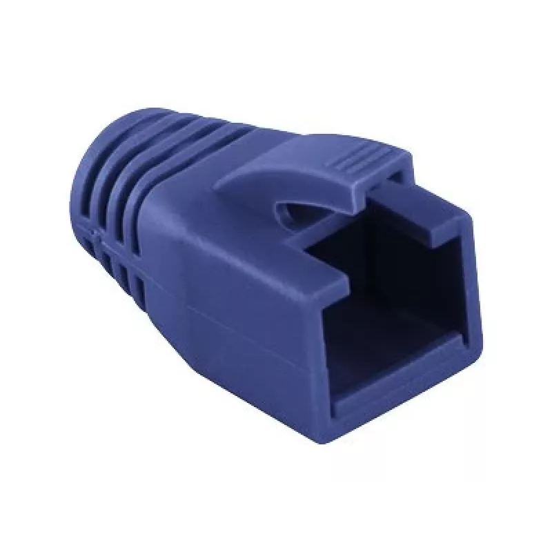 Logilink | RJ45-liittimen vedonpoistoholkki, 8,0 mm (50 kpl) | MP0035B | sininen