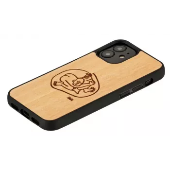 Man and Wood -suojakotelo iPhone 12 mini — lapsiystävällinen kalakuosi