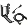 CableMod CM-VPB-HDK-R pystysuuntainen näytönohjaimen kiinnike PCIe x16 -riser-kaapelilla, 1x DisplayPort, 1x HDMI, Mini Tower, musta