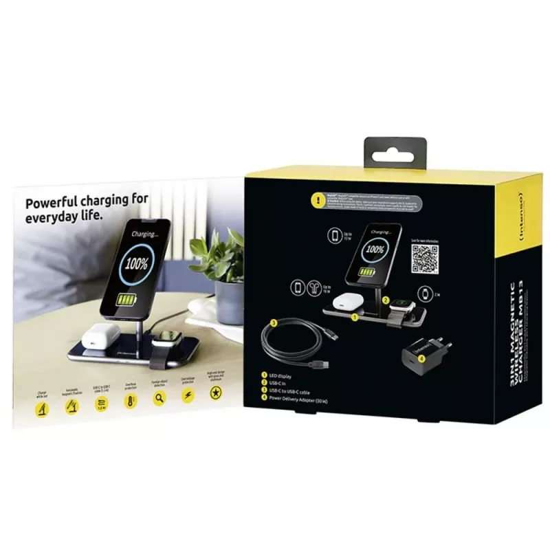 Intenso MB13 kuulokkeet langattomat USB-pikalataus musta