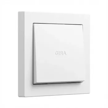 Keinupainike Gira System 55 puhtaanvalkoinen 329603 modulaarikehyksille