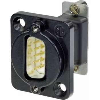 Neutrik NADB9MF-B kaapeliadapteri VGA musta - ruostumaton teräs (NADB9MF-B)
