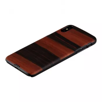Älypuhelinkotelo man and wood iPhone XS Max – eebenpuumusta, suojaava kova takakuori