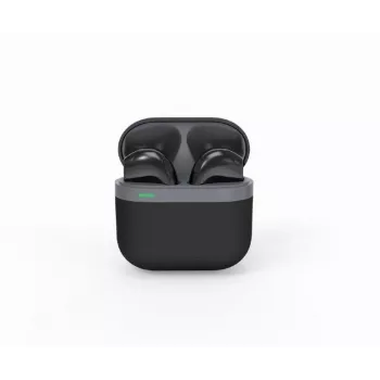 Bluetooth-kuulokemikrofoni GEMBIRD TWS-02-BK, In-Ear TWS, musta/harmaa, jopa 5 tuntia toistoa, sisäänrakennettu mikrofoni, latauskotelo