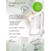 Kylpyhuonepeili Camry CR 2169 LED 16,3 cm valkoinen — valaistu seinäpeili