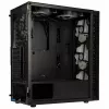 Kolink Observatory HF Glass ARGB Midi-Tower - musta