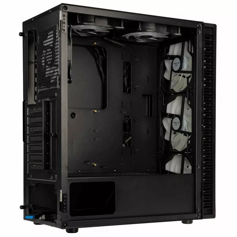 Kolink Observatory HF Glass ARGB Midi-Tower - musta