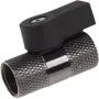 Alphacool 2-tie palloventtiili G1/4 - musta nikkeli (17354)